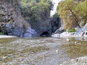 Alcantara River and his valley